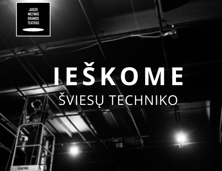 Teatras ieško šviesų techniko